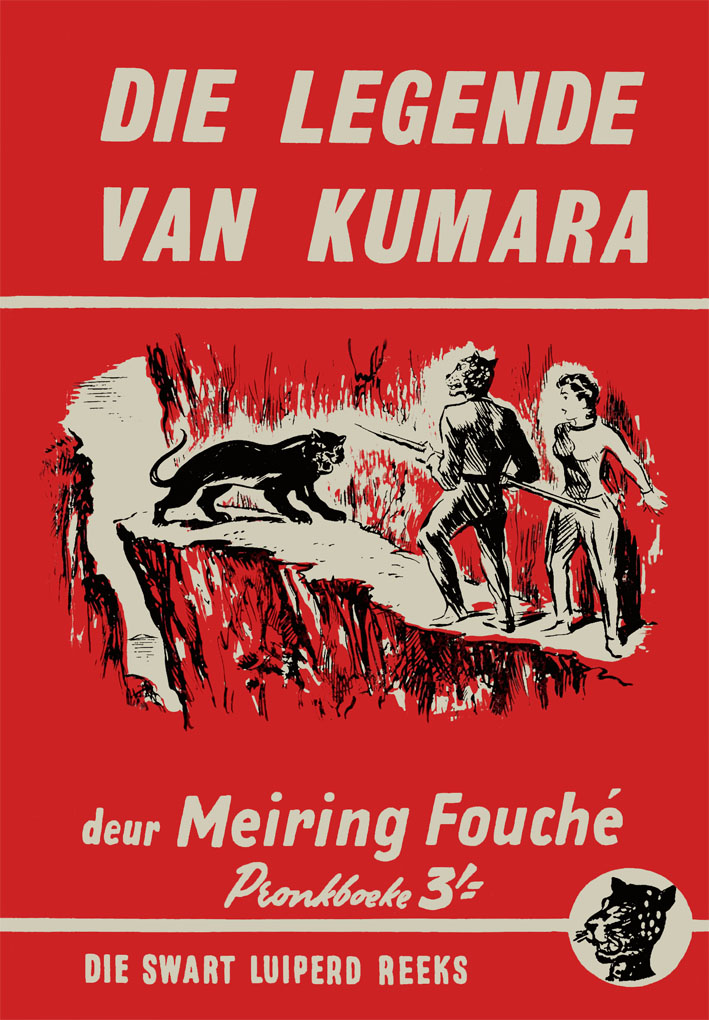 Die legende van Kumara #56 – Meiring Fouche | Swart Luiperd - Pronk | Pronk Boeke | Suid-Afrikaanse pulpboek omslag (1960)