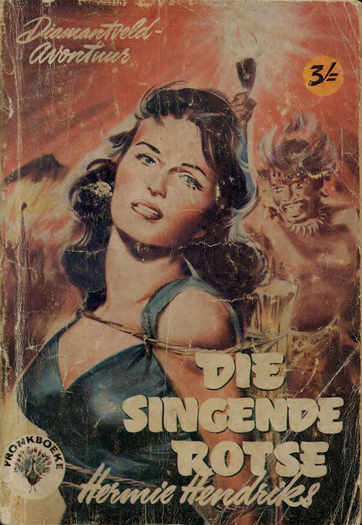 Die singende rotse #4 – Hermie Hendriks | Diamantveld Avontuur | Pronk Boeke | Suid-Afrikaanse pulpboek omslag (1960)
