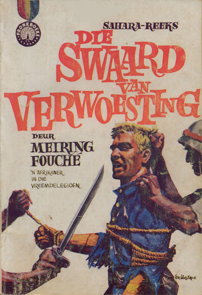Die swaard van verwoesting #37 – Meiring Fouche | Sahara Avontuur - Pronk | Pronk Boeke | Suid-Afrikaanse pulpboek omslag (1962)