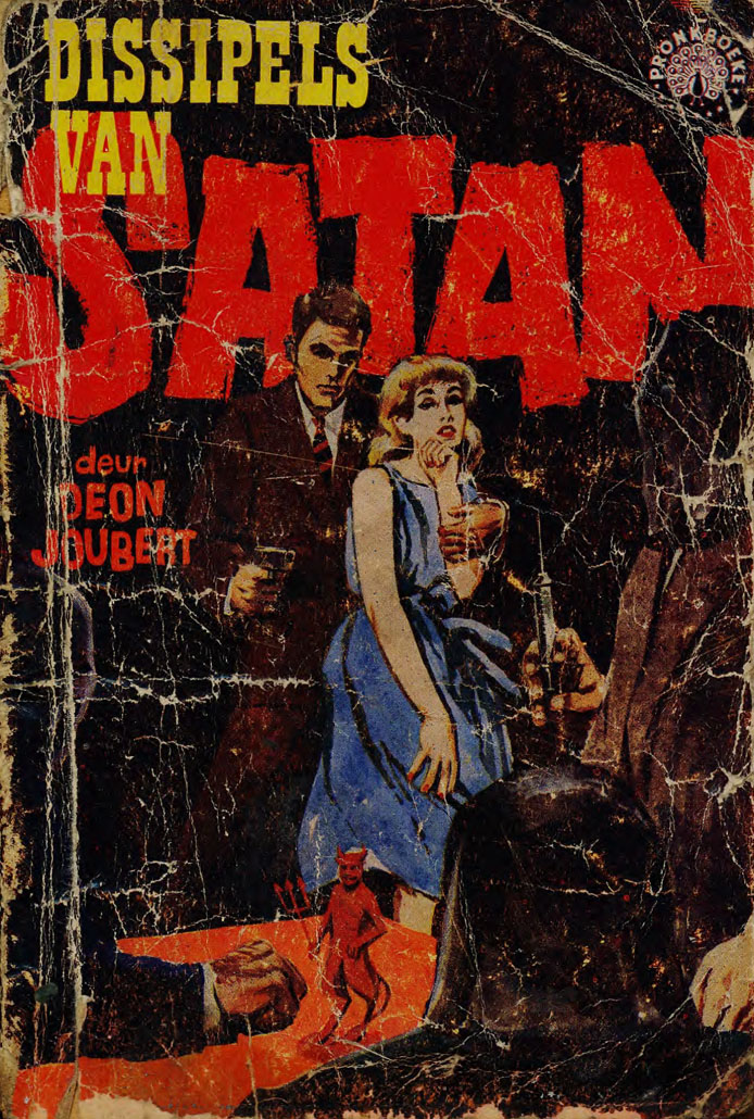 Dissipels van Satan #3 – Deon Joubert | Pronk Boeke | Suid-Afrikaanse pulpboek omslag (1962)