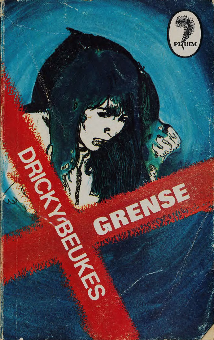Grense #12 – Dricky Beukes | Pluim | Goeie Hoop | Suid-Afrikaanse pulpboek omslag (1973)
