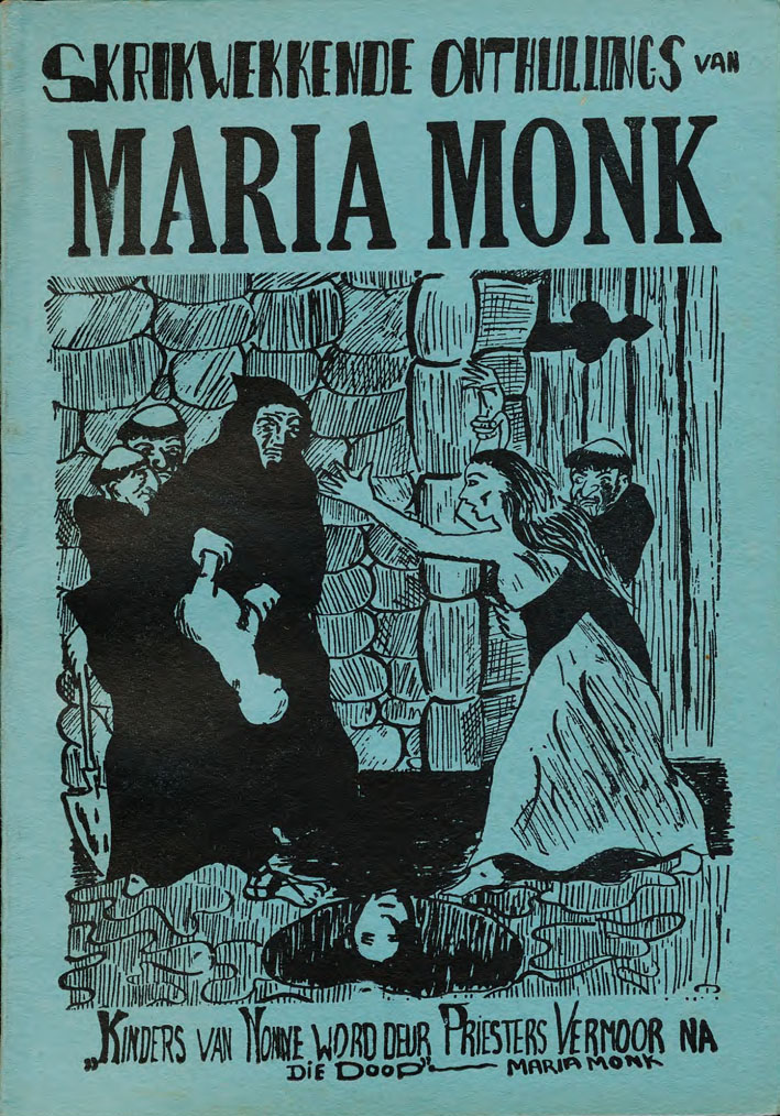 Skrikwekkende onthullings van Maria Monk - Suid-Afrikaanse Skrywer (1950s)