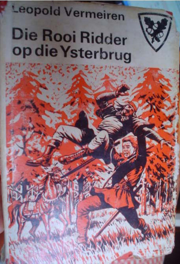 Die rooi ridder op die ysterbrug - Leopold Vermeiren (1950s)