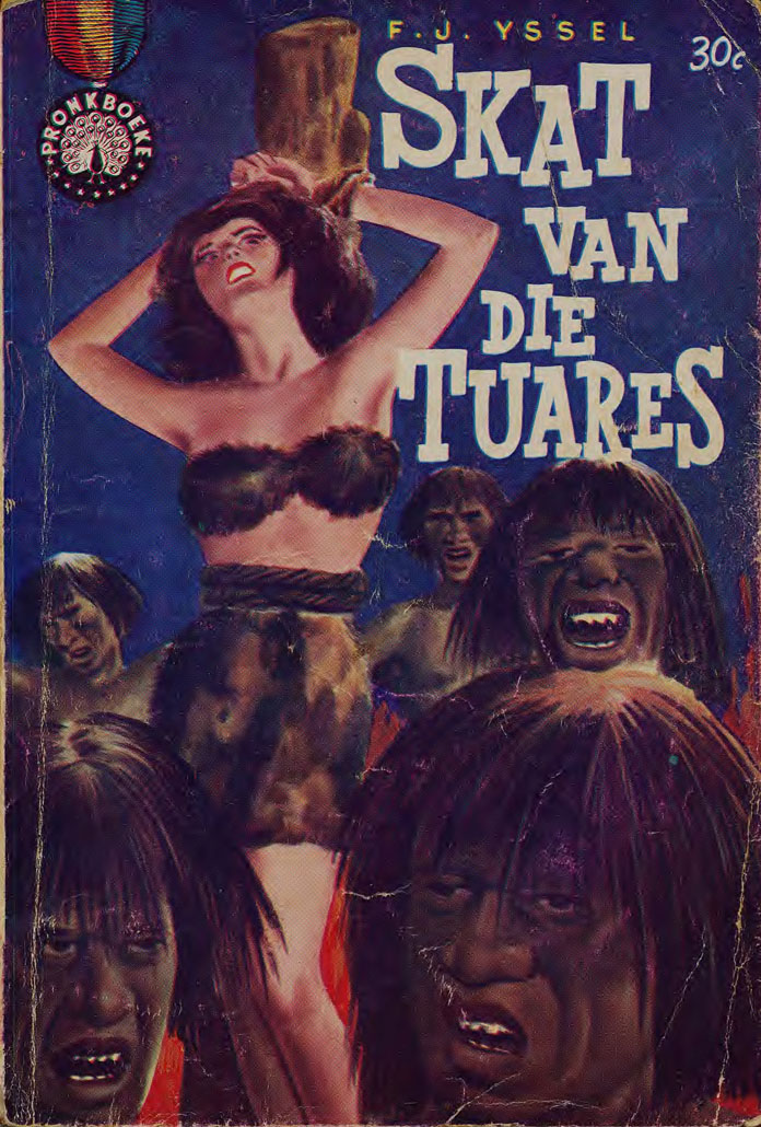 Skat van die Tuares #4 – Frederik J. Yssel | Pronk Boeke | Suid-Afrikaanse pulpboek omslag (1962)