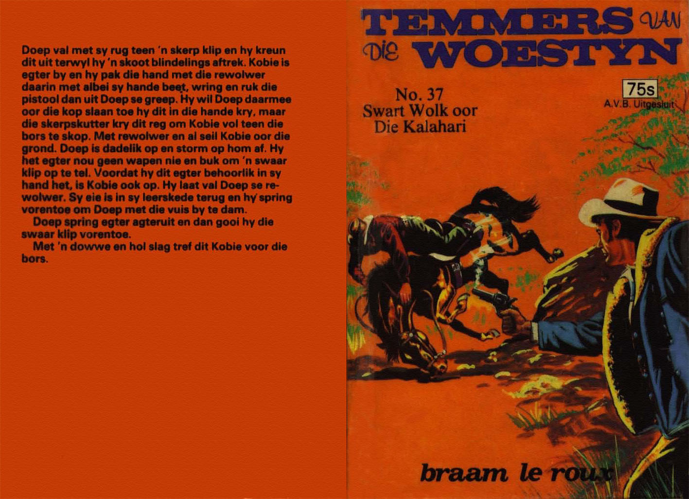 Swart wolk oor die Kalahari - Braam le Roux (1980)